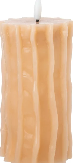 Intratuin LED stompkaars Chanti beige D 8 H 15 cm