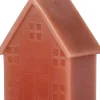 Intratuin LED stompkaars huis Tebi donker bruin 7,5 x 7,5 x 17,5 cm