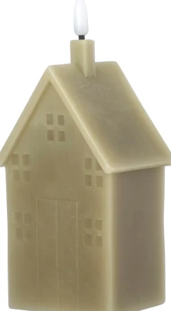 Intratuin LED stompkaars huis Tebi groen 8 x 8 x 14,5 cm