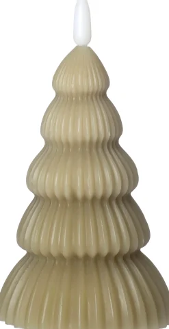 Intratuin LED stompkaars kerstboom Juna groen D 8 H 13,5 cm