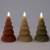 Intratuin LED stompkaars kerstboom Juna groen D 8,5 H 17,5 cm