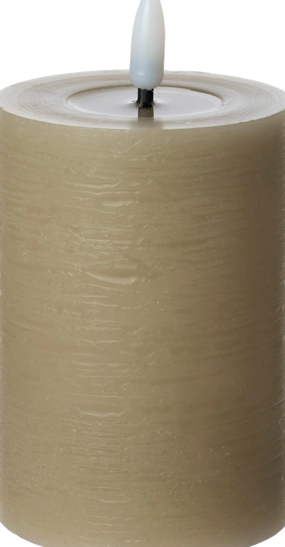 Intratuin LED stompkaars Miro taupe D 7 H 10 cm