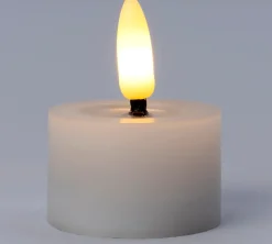 Intratuin LED waxinelicht Alena wit D 4 H 5 cm 2 stuks