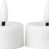 Intratuin LED waxinelicht Alena wit D 4,5 H 5 cm 2 stuks