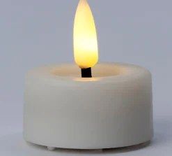 Intratuin LED waxinelicht Alena wit D 4,5 H 5 cm 2 stuks
