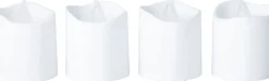 Intratuin LED waxinelicht wit D 3,5 H 5 cm 4 stuks