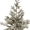 Intratuin mini kunstkerstboom besneeuwd op jute voet D 50 H 120 cm