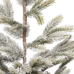 Intratuin mini kunstkerstboom besneeuwd op jute voet D 50 H 120 cm