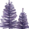 Intratuin mini kunstkerstboom paars D 33 H 60 cm