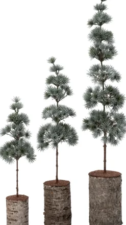 Intratuin mini kunstkerstboom Lohko op houten voet D 14 H 60 cm