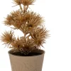 Intratuin mini kunstkerstboom Kraft goud D 12 H 22 cm