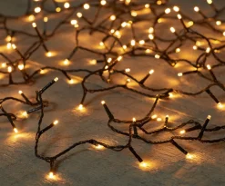 Intratuin miniverlichting zwart met 240 lampjes classic warm 12 m