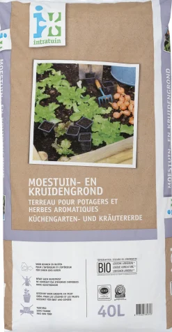 Intratuin moestuin- en kruidengrond 40L