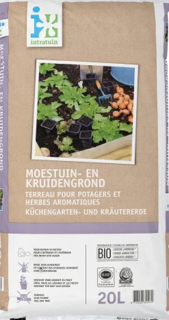 Intratuin moestuin- en kruidengrond 20L