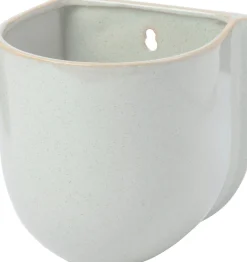 Intratuin muur bloempot Luanne wit 18 x 16,5 x 18 cm
