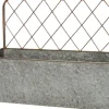 Intratuin muur bloempot Tim grijs 51,5 x 18,5 x 38 cm