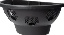 Intratuin muur bloempot zwart 50 x 26 x 21,5 cm