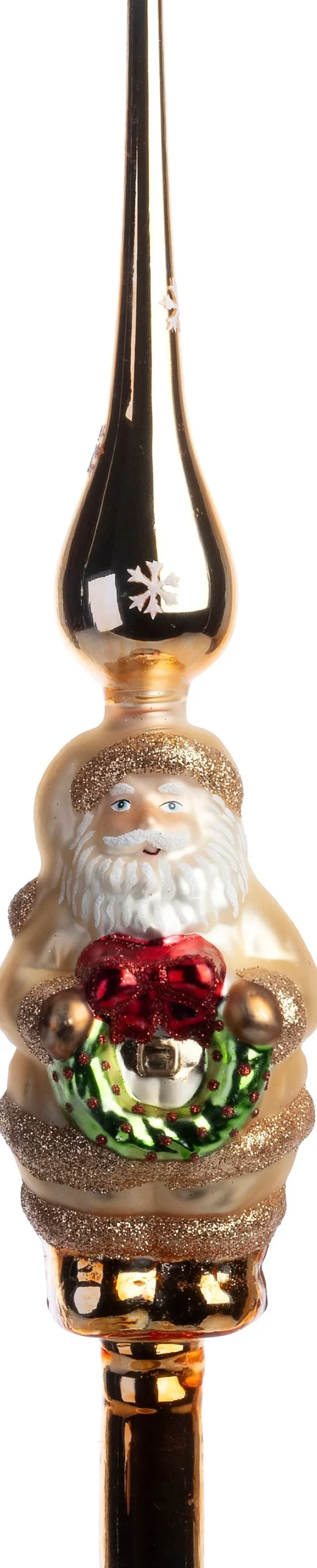 Intratuin piek kerstman goud 6,2 x 6 x 31 cm