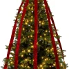 Intratuin piek Plini lint rood met verlichting 26 x 18 x 238 cm
