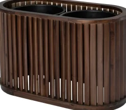 Intratuin plantenbak Lattes bruin 80 x 40 x 50 cm