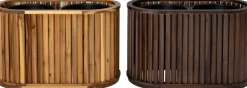 Intratuin plantenbak Lattes bruin 80 x 40 x 50 cm