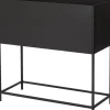 Intratuin plantenbak op voet Varda grijs 70 x 30 x 70 cm