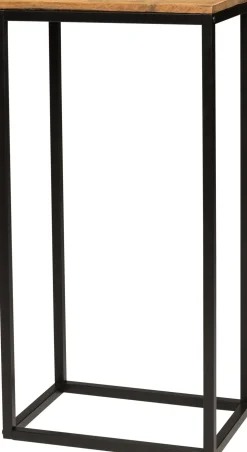 Intratuin plantenkruk zwart / naturel 40 x 27 x 81 cm