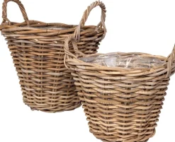 Intratuin plantenmand Antiek naturel D 25 H 19 cm