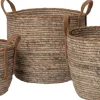 Intratuin plantenmand Maja grijs / naturelD 35 H 30 cm
