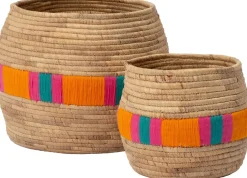 Intratuin plantenmand Moya naturel / oranje D 43 H 35 cm