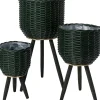 Intratuin plantenmand op poten Bobby groen D 21 H 33 cm