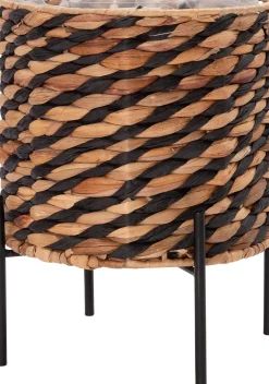 Intratuin plantenmand op poten Amani naturel D 25 H 23 cm