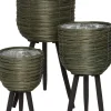 Intratuin plantenmand Suuz groen / zwart D 21 H 33 cm