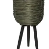 Intratuin plantenmand Suuz groen / zwart D 25 H 45 cm