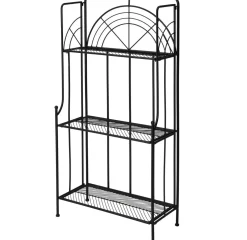 Intratuin plantenrek Tjibbe zwart 60 x 27,5 x 120 cm