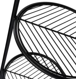 Intratuin plantenrek Tjibbe zwart 60 x 30 x 91 cm