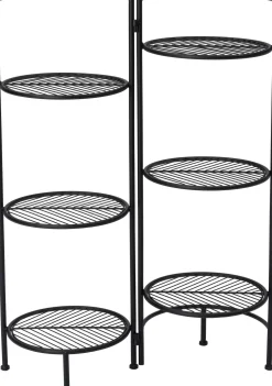 Intratuin plantenrek Tjibbe zwart 60 x 30 x 91 cm