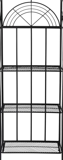 Intratuin plantenrek Tjibbe zwart 60 x 27,5 x 160 cm