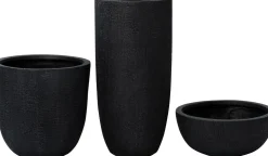 Intratuin plantenschaal Tom zwart D 29 H 12 cm