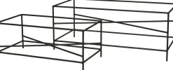 Intratuin plantenstandaard zwart 62 x 26 x 32 cm