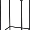 Intratuin plantentafel Tjibbe zwart 28 x 28 x 70 cm