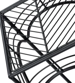 Intratuin plantentafel Tjibbe zwart 28 x 28 x 70 cm