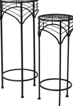 Intratuin plantentafel Tjibbe zwart D 30 H 70 cm