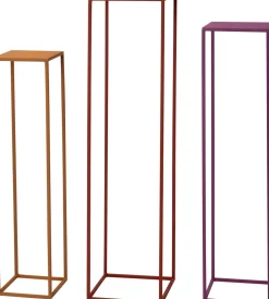 Intratuin plantentafel Vinc rood 22 x 22 x 90 cm