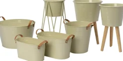 Intratuin plantenteil op poten Mavi groen D 31 H 45 cm