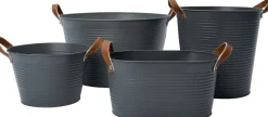 Intratuin plantenteil Radi grijs 28 x 16 x 15 cm
