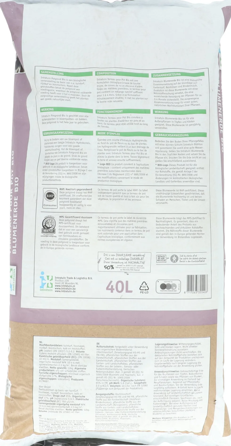 Intratuin potgrond 40 L