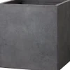 Intratuin pot Kubus 55 x 55 x 47 cm antraciet