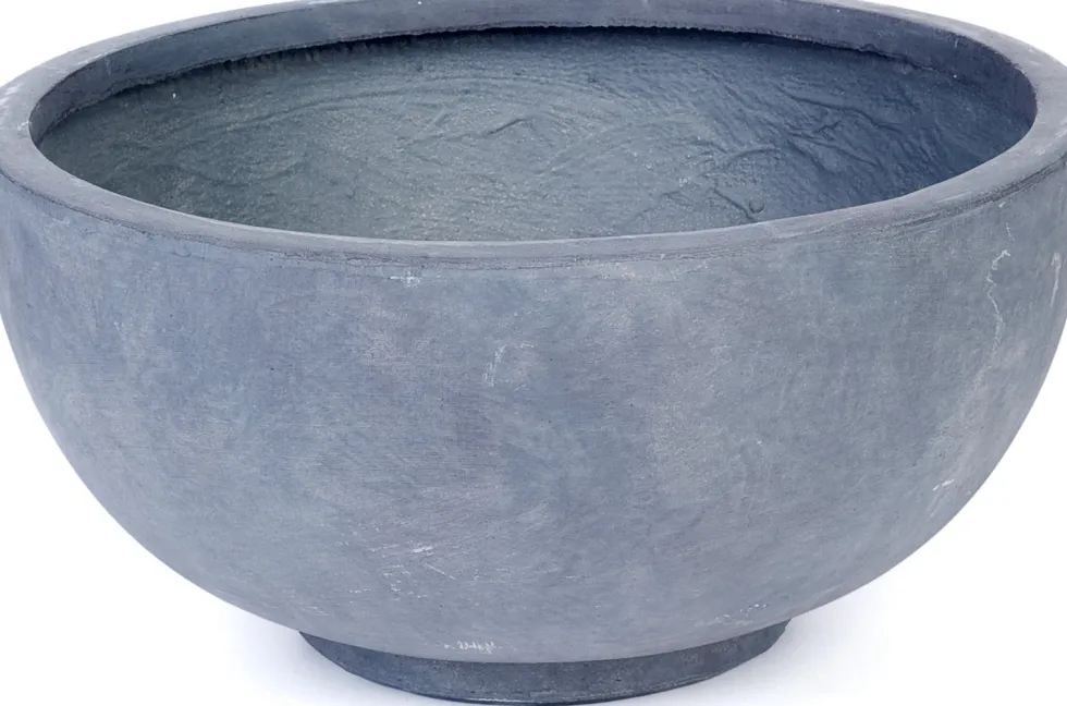 Intratuin schaal rond D 37 x 18 cm antraciet