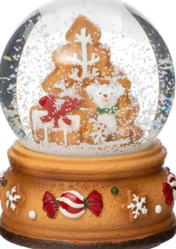 Intratuin sneeuwbol Ingwer gemberkoek boom bruin D 7,5 H 8,5 cm